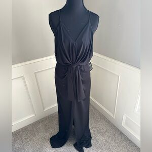 NWT Express Black V-Neck Sleeveless Dress | Size S